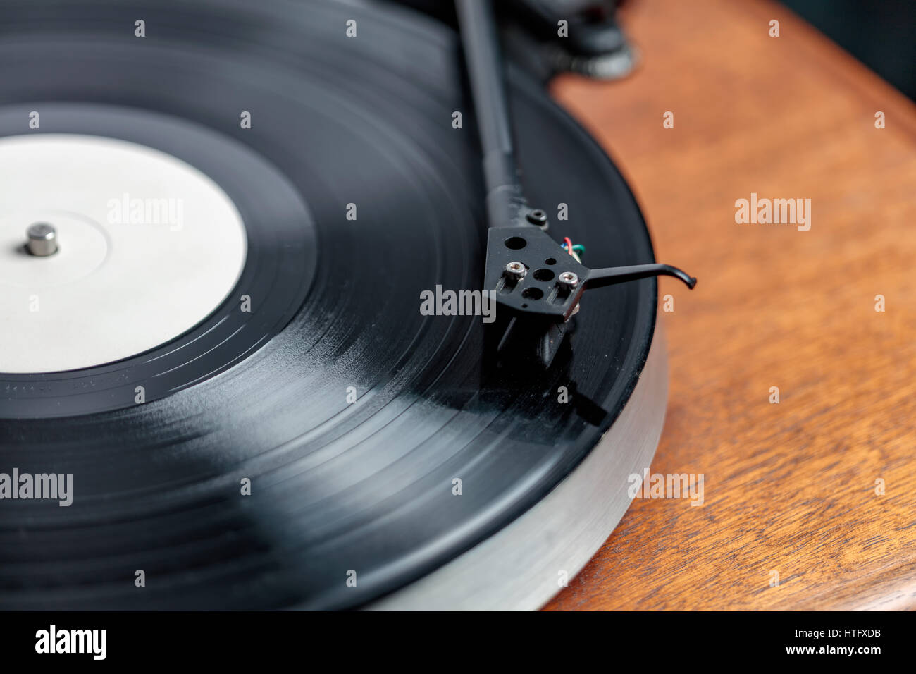 Giradischi Hi-Fi Foto Stock