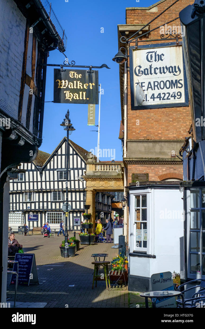 Evesham una città Worcestershire Inghilterra REGNO UNITO Foto Stock