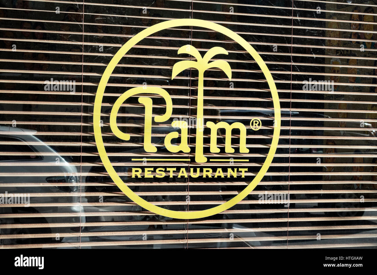 Il ristorante Palm di Tribeca a New York City Foto Stock