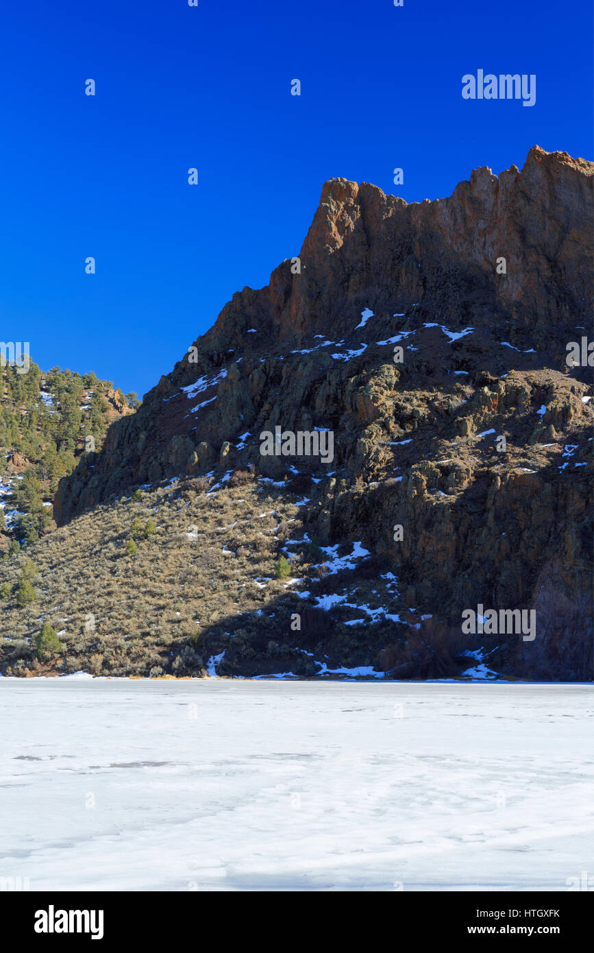 Eagle Valley serbatoio, Spring Valley State Park, Pioche, Nevada, STATI UNITI D'AMERICA Foto Stock