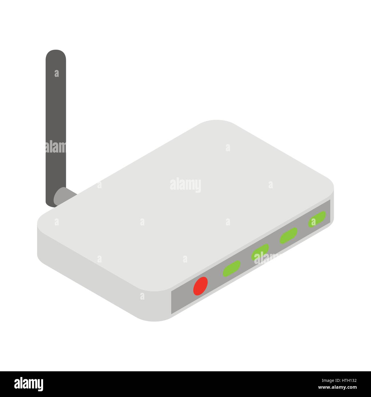 Icona del router, stile cartoon Illustrazione Vettoriale