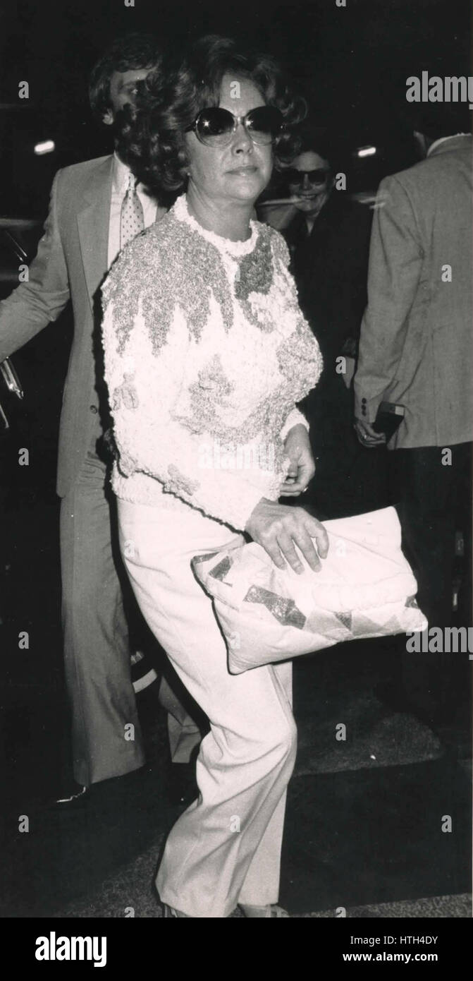 Elizabeth Taylor in New York City. Foto Stock