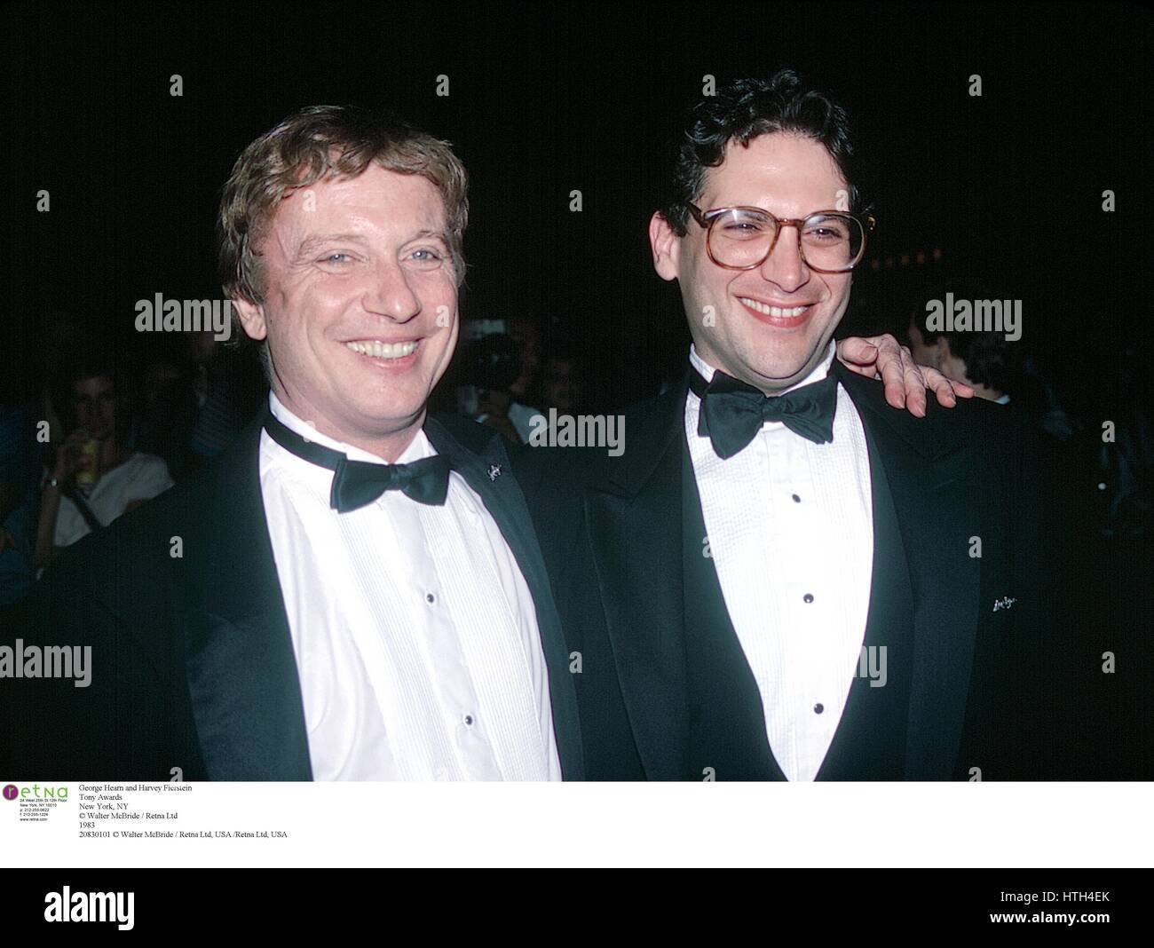 George Hearn e Harvey Fierstein Tony Awards New York, NY Foto Stock
