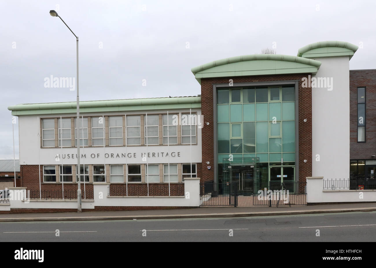 Il museo del patrimonio arancione sulla Cregagh Road, Belfast, Irlanda del Nord. Foto Stock