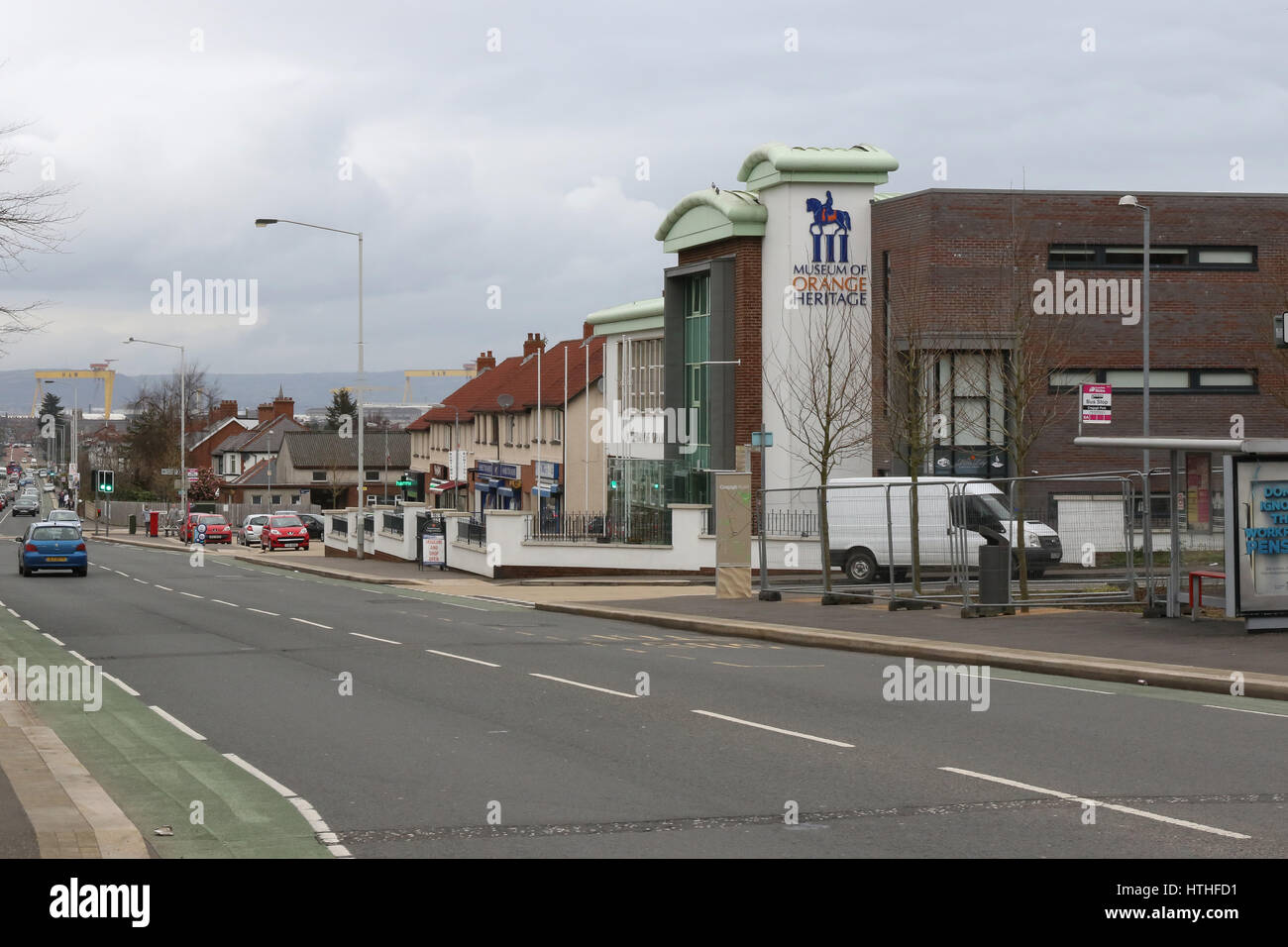 Il museo del patrimonio arancione sulla Cregagh Road, Belfast, Irlanda del Nord. Foto Stock