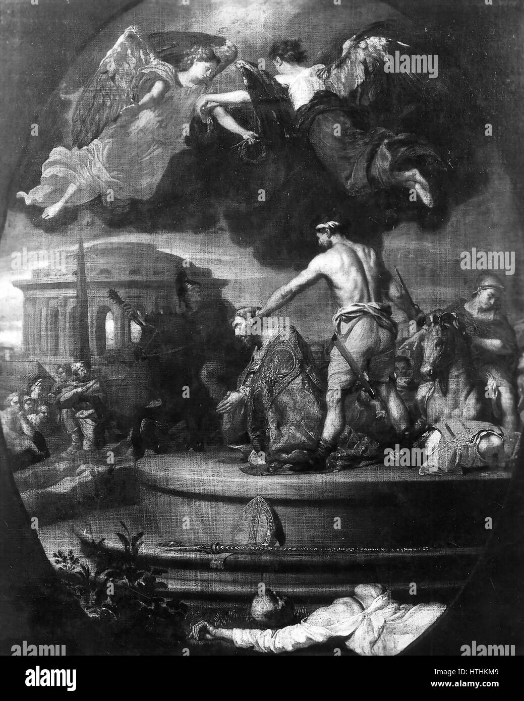 Jean-Guillaume Carlier , Martelaarschap van Sint-Dionysius (Koninklijke Musea voor Schone Kunsten van Belgie, Brussel) Foto Stock