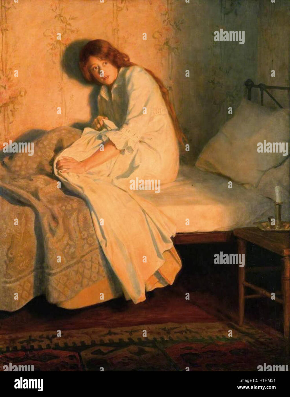 John Collier - Incendio Foto Stock