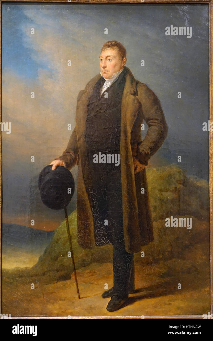 Marie-Joseph-Paul-Yves-Roch-Gilbert du Motier Marchese de Lafayette, da Ary Scheffer, c. 1822, olio su tela - Fogg Art Museum, Harvard University - DSC01429 Foto Stock