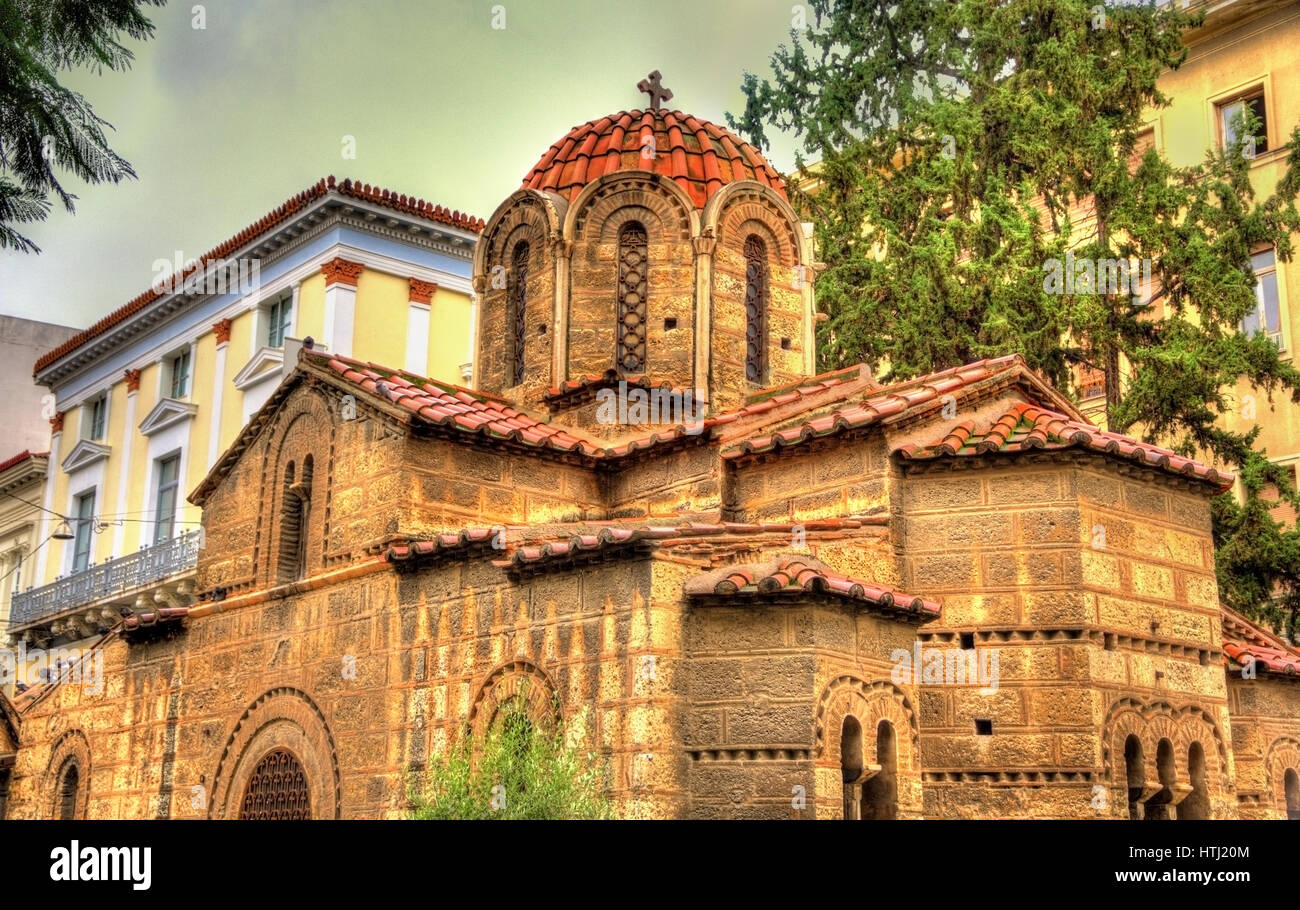 Chiesa di Panagia Kapnikarea in Atene - Grecia Foto Stock