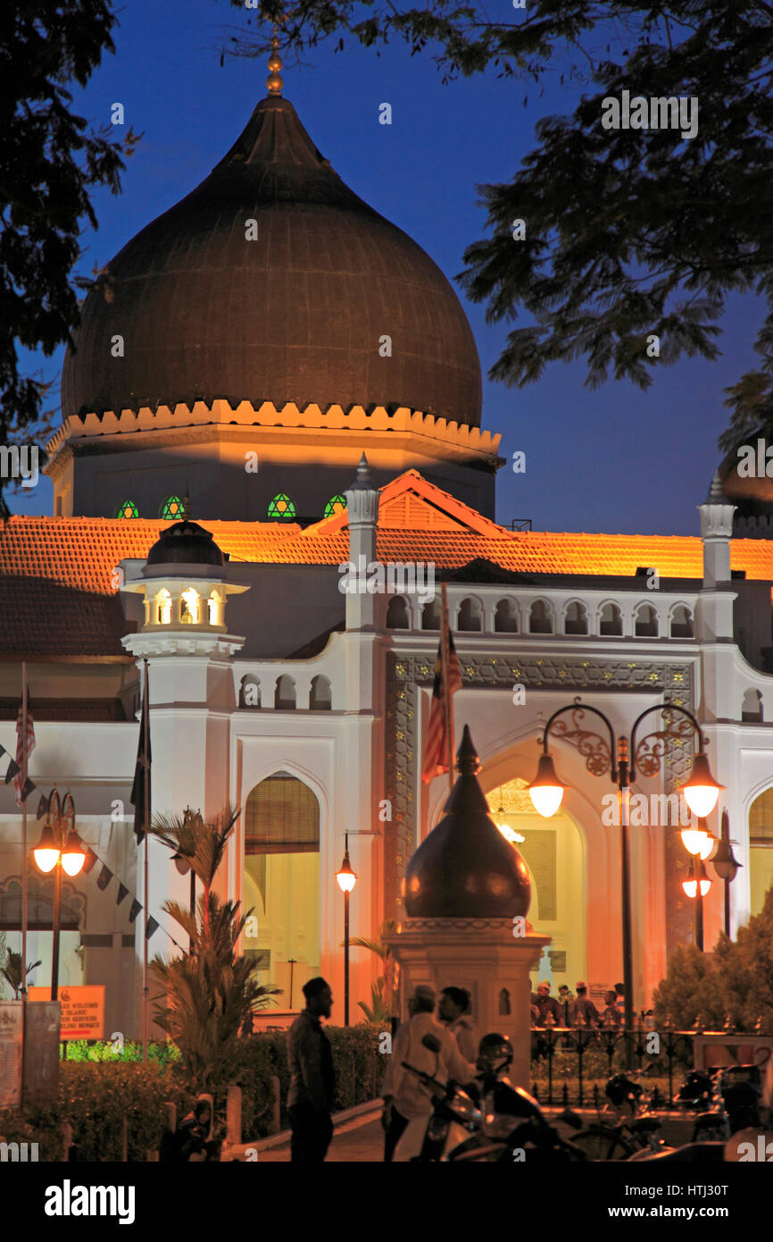 Malaysia, Penang, Georgetown, Masjid Kapitan Keling, moschea, Foto Stock