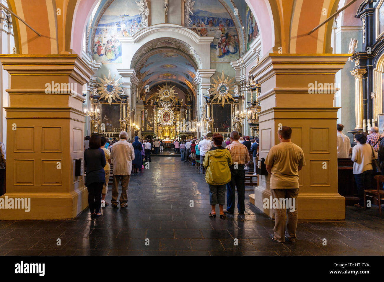 Kalwaria Zebrzydowska, St. Mary's Santuario, la Polonia, l'Europa. Foto Stock