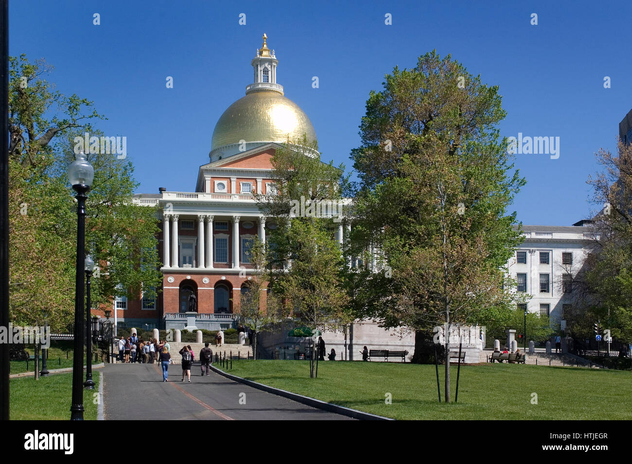 Massachusetts State House - Boston, Massachusetts Foto Stock