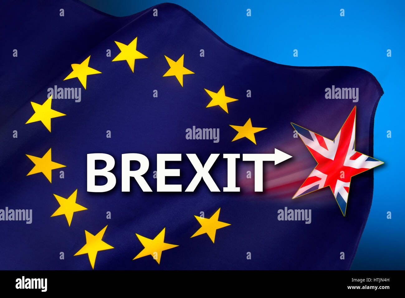BREXIT - British ritiro dall'Unione europea. Foto Stock