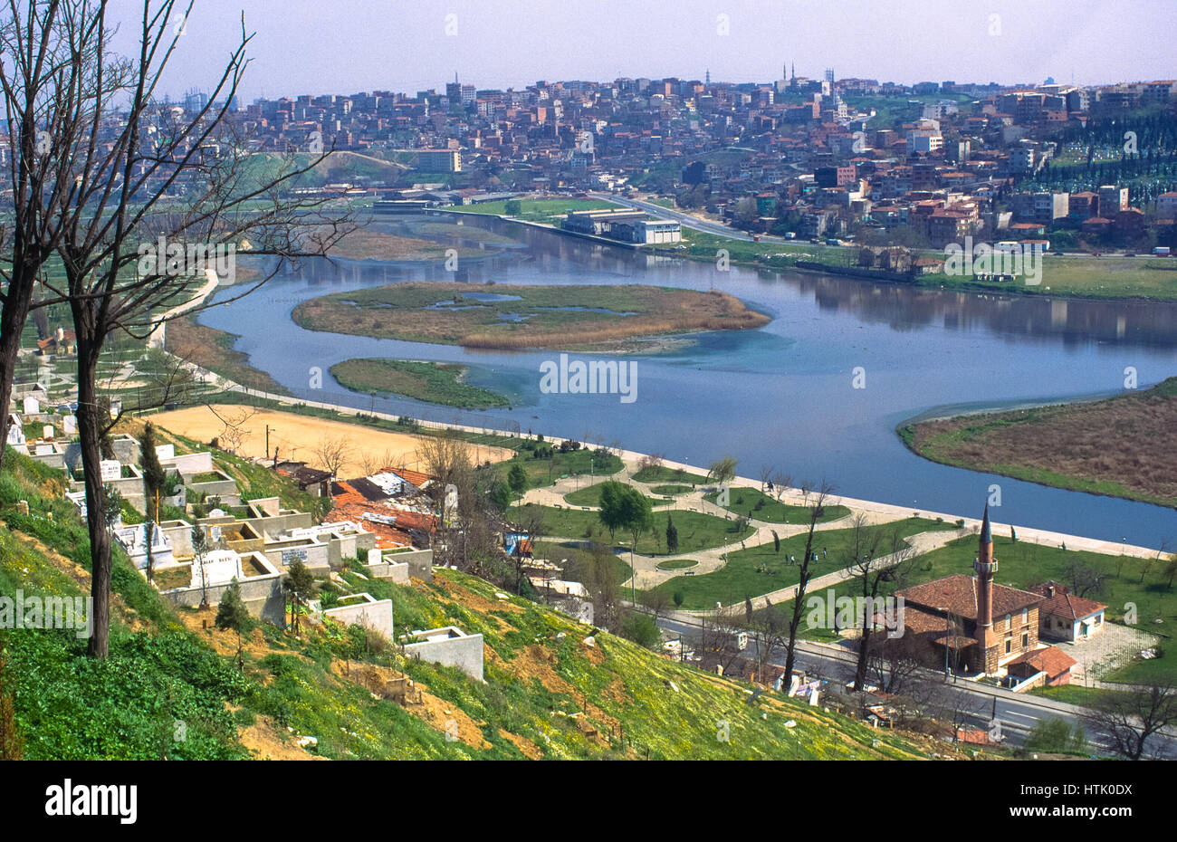 Vista sul Bosforo, Istanbul, Turkye Foto Stock