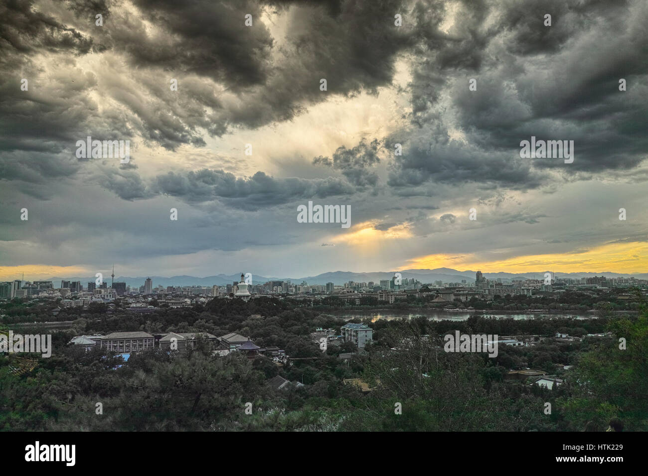 La città di Pechino Foto Stock