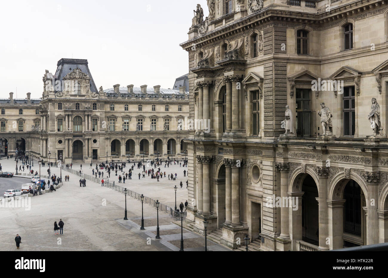 Il museo del Louvre di Parigi, Francia. Foto Stock