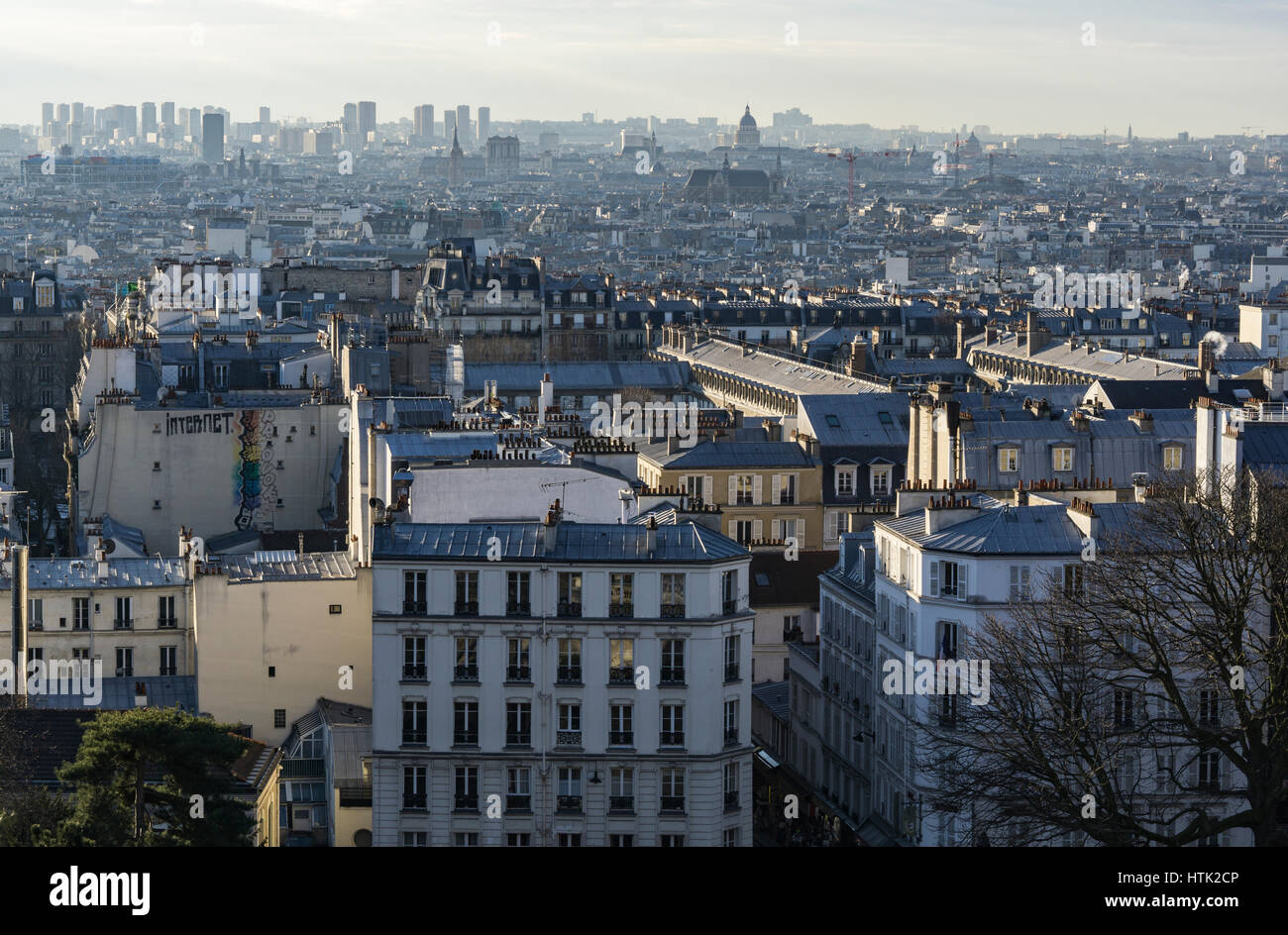 Paesaggio di Parigi, Francia. Foto Stock