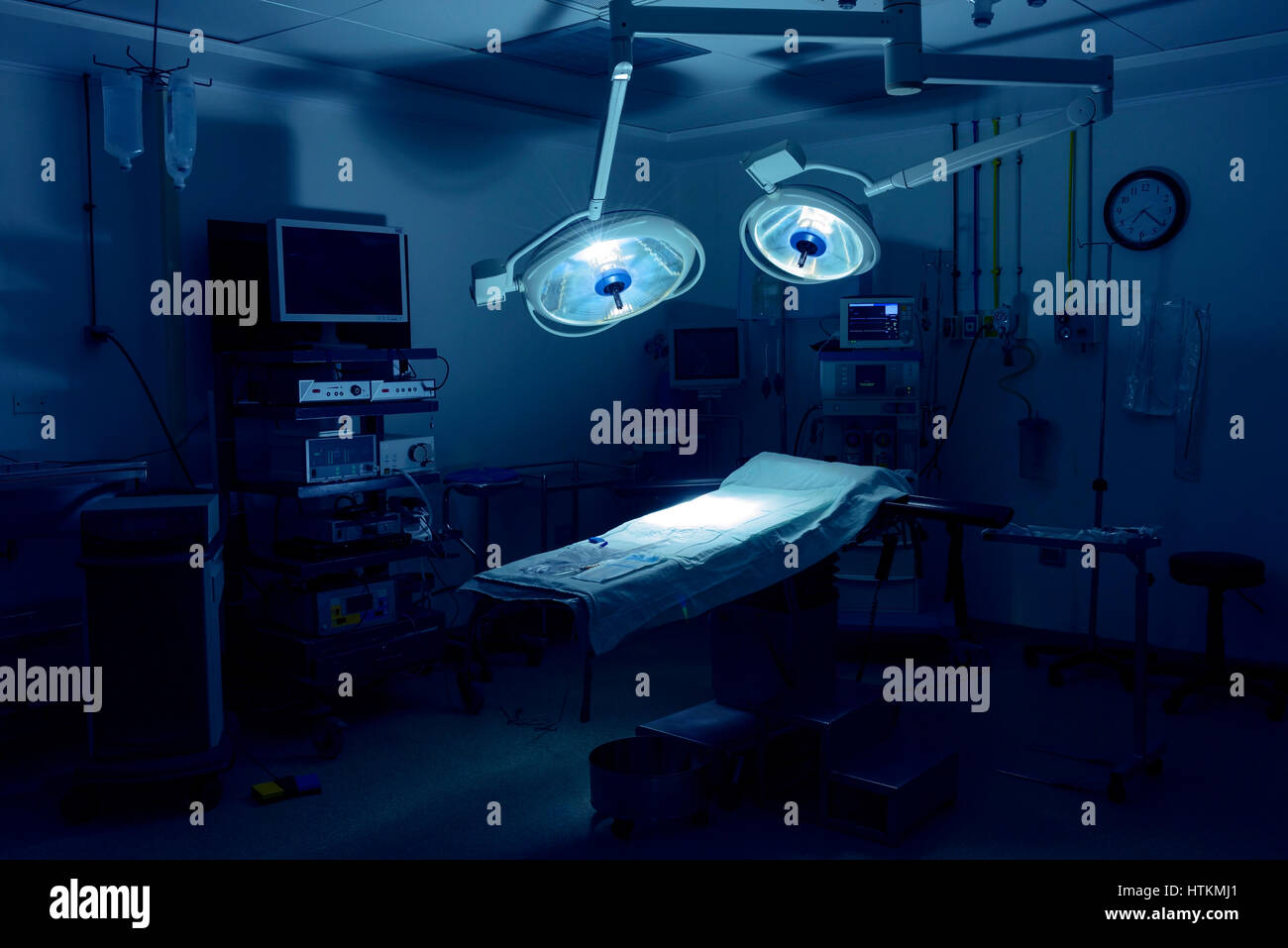 Sala operatoria in un ospedale Foto Stock