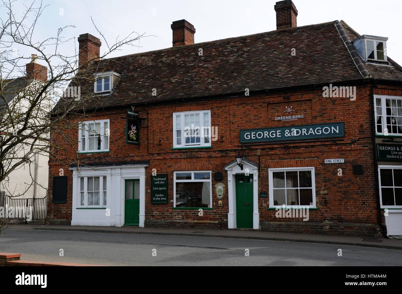 George & Dragon, Potton, Bedfordshre Foto Stock