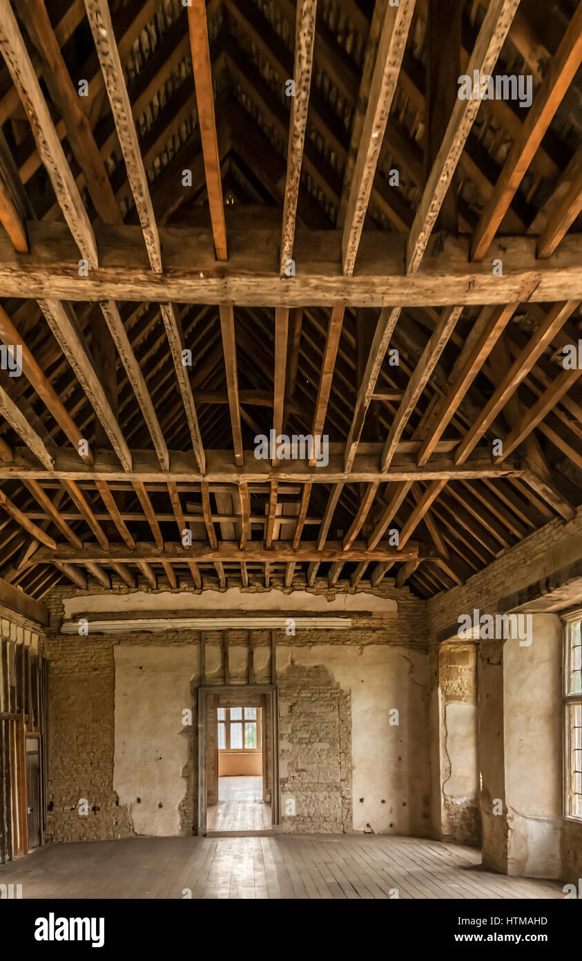 Travi a vista Foto Stock