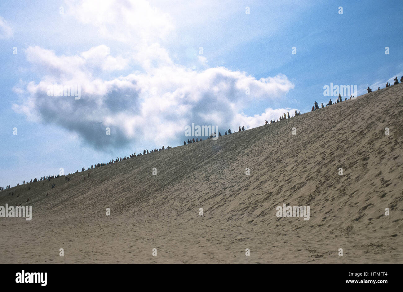 Dune mobili a slowinsky parco nazionale in Polonia Foto Stock