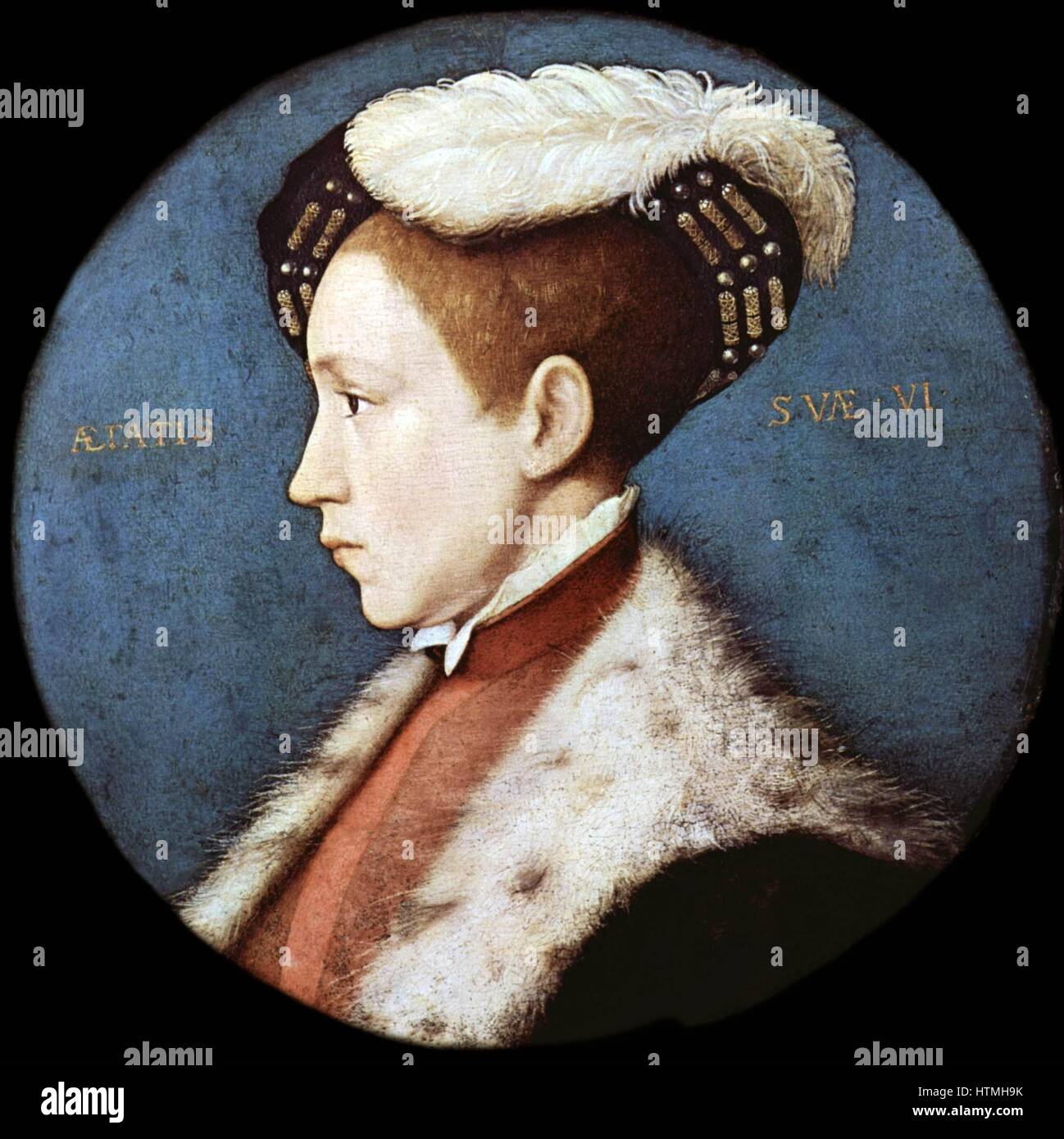 Hans Holbein, ritratto del re inglese Edward VI, 1543 Metropolitan Museum of Art di New York World archivio di storia Foto Stock