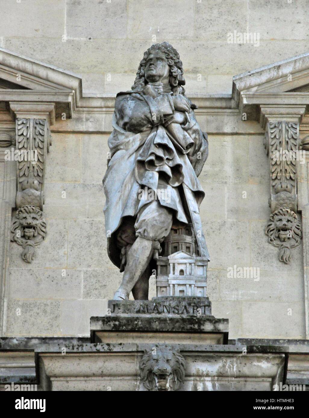 Jules Hardouin-Mansart (Parigi, 16 Aprile 1646 - Marly-le-Roi, Francia, 11 maggio 1708) era un architetto francese il cui lavoro è generalmente considerata essere l'apice del francese architettura barocca, che rappresenta il potere e la grandezza di Luigi XIV. Hardouin-Mansart w Foto Stock