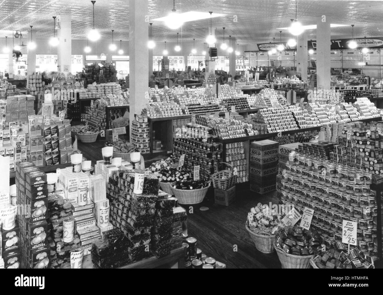 Fornitissimo shop negli Stati Uniti 1920 Foto Stock