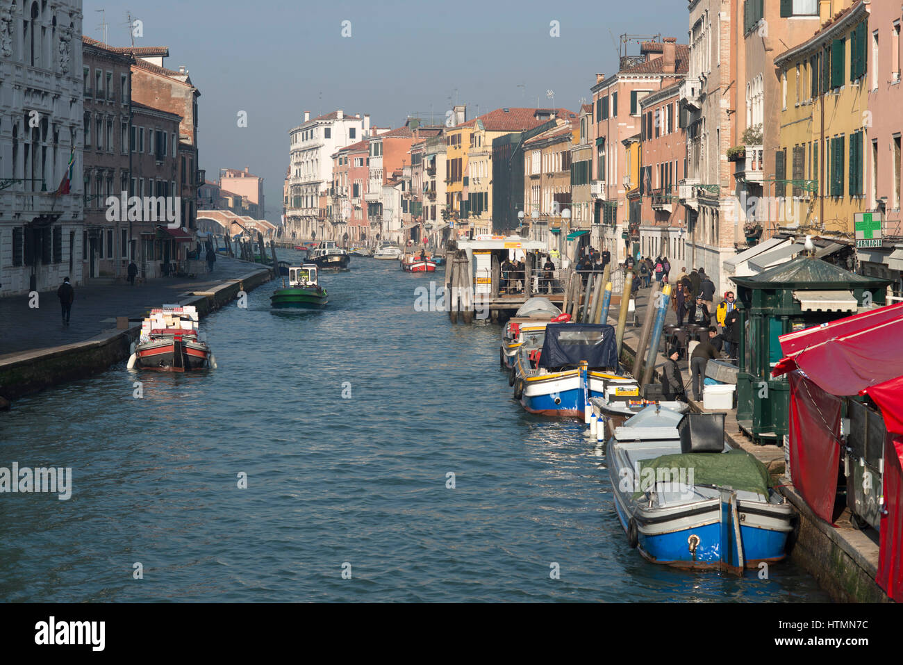 Canale di Cannaregio, Venezia Foto Stock