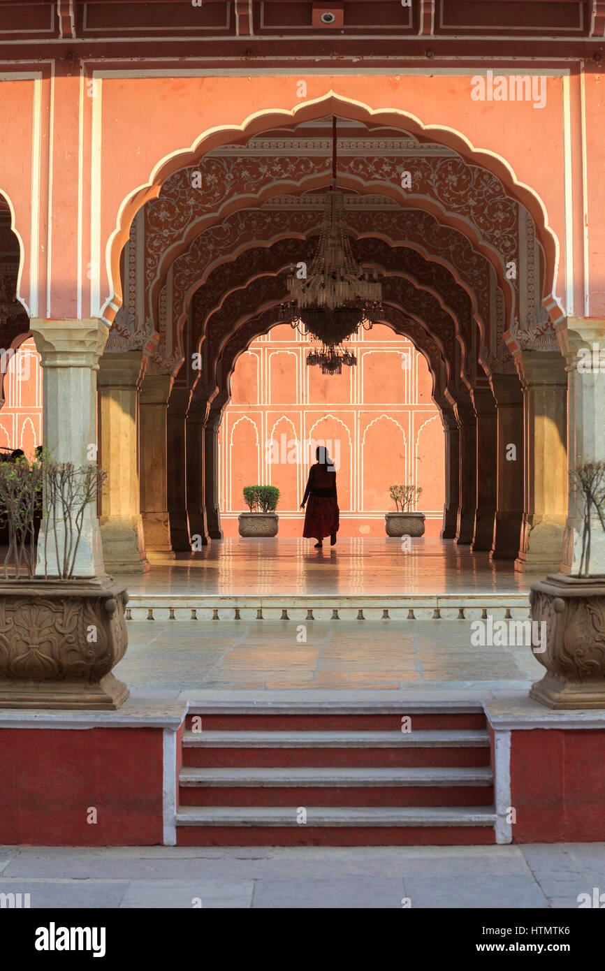 Palazzo di Città, Jaipur, India Foto Stock