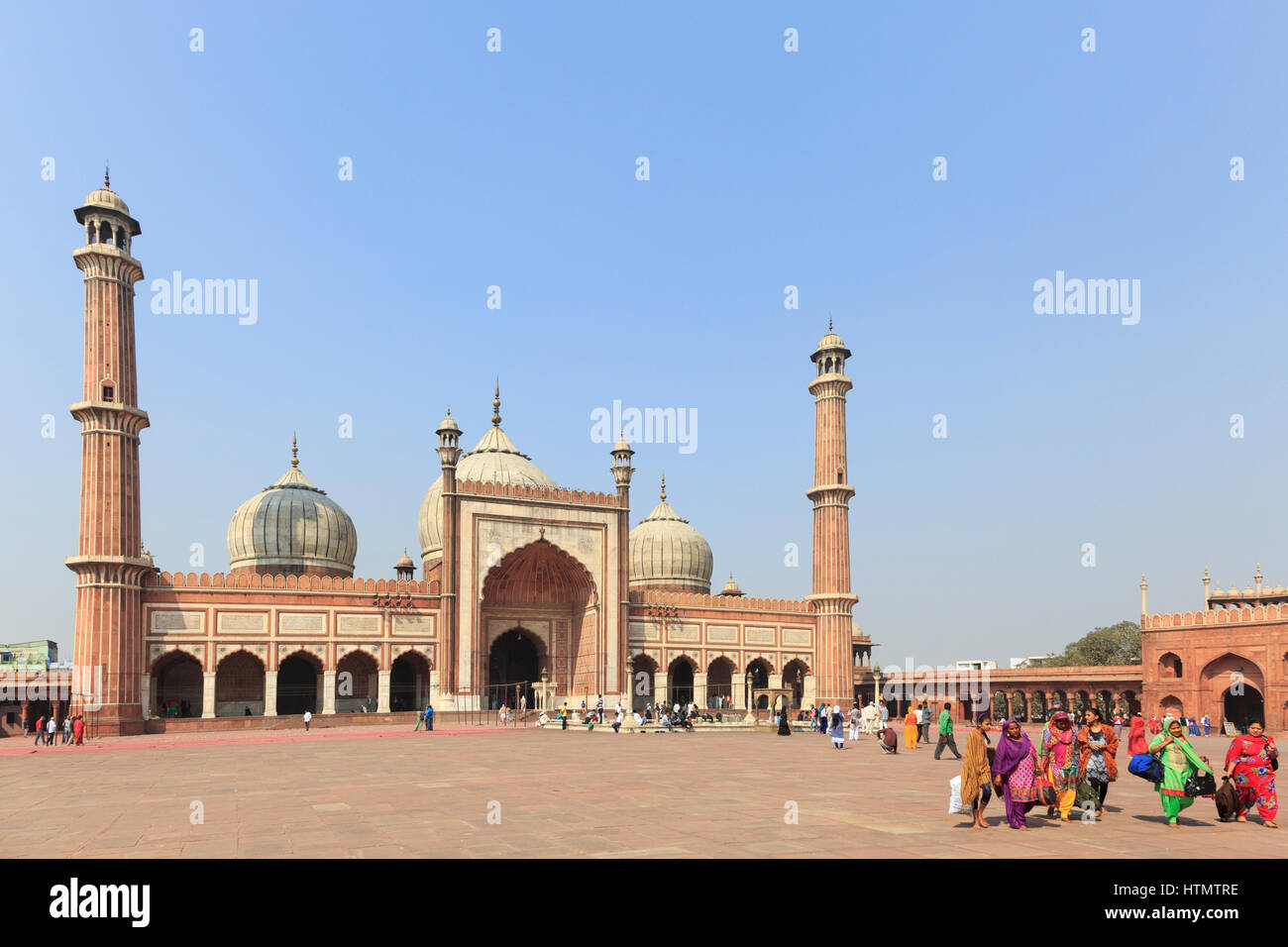 La Jama Masjid, Delhi, India Foto Stock