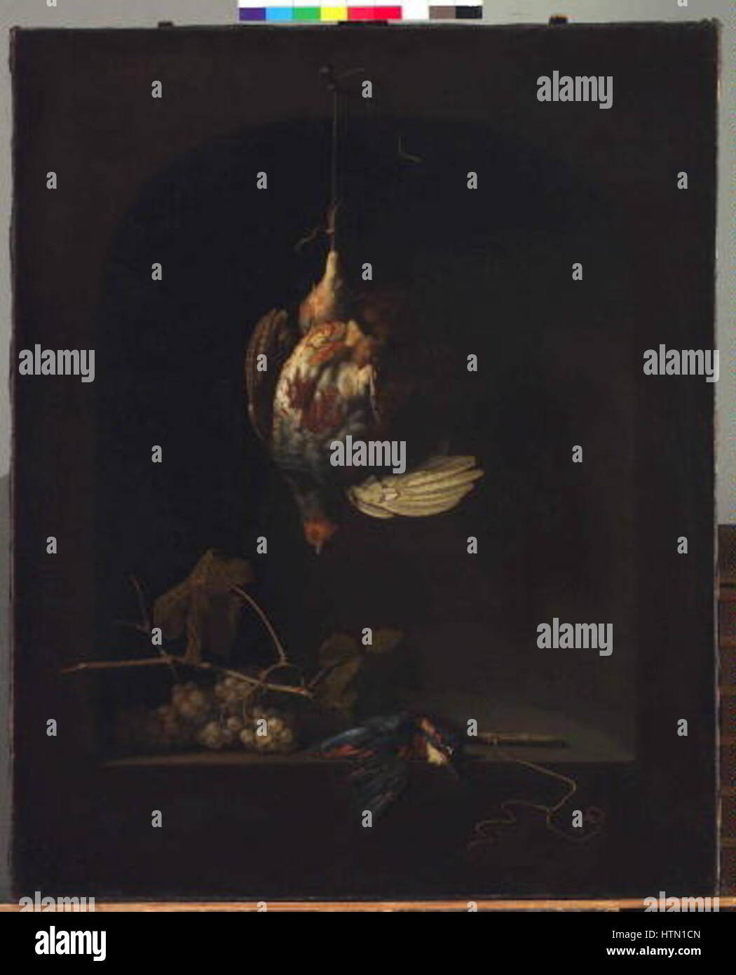 Simon Verelst - Zatisi s mrtvou koroptvi Foto Stock