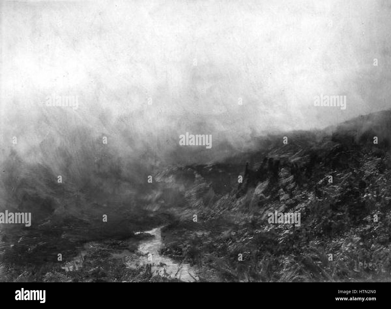 Otakar Lebeda 8.5.1877-12.4.1901 - Z Krkonos I. Foto Stock