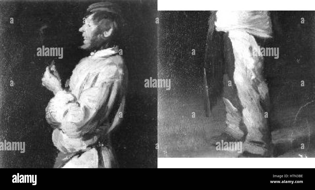 Wilhelm Busch 1832-1908 - Muz se zasterou Foto Stock