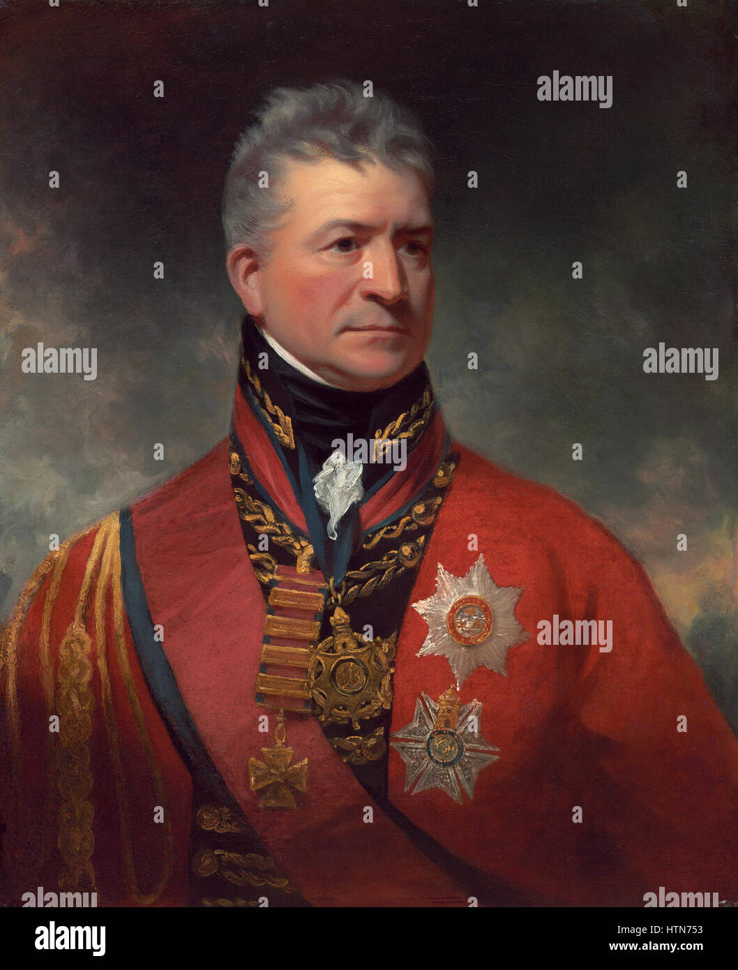 Lieutenant-General Sir Thomas Picton un17581 Foto Stock