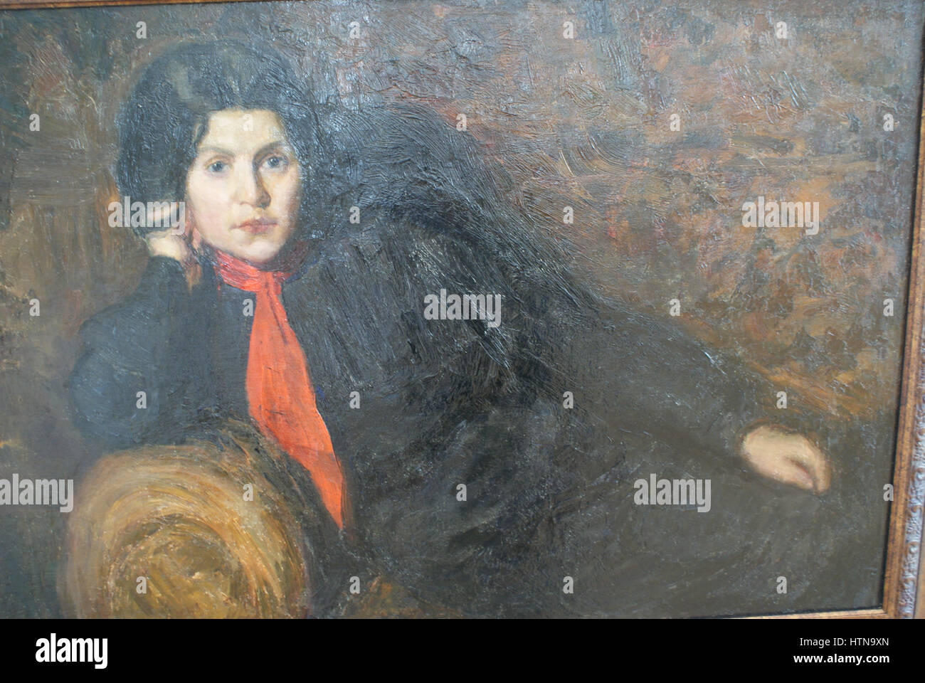 Alperovich Lev. Ritratto di una donna sconosciuta Foto Stock