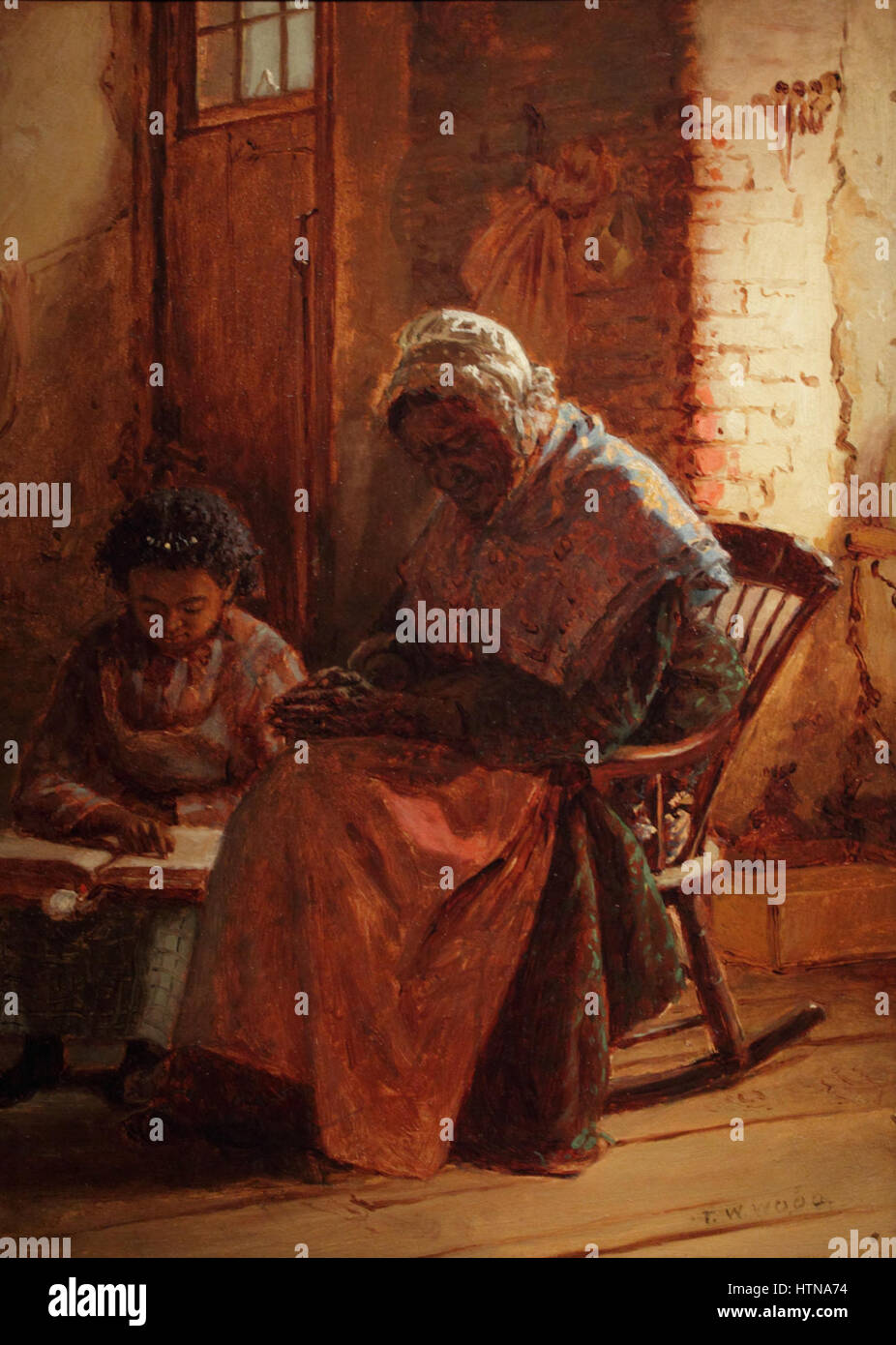 Domenica mattina da Thomas Waterman legno Foto Stock