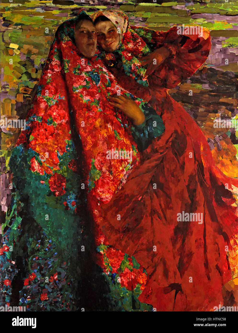 Philipp Malyavin - contadino le donne - Google Art Project Foto Stock