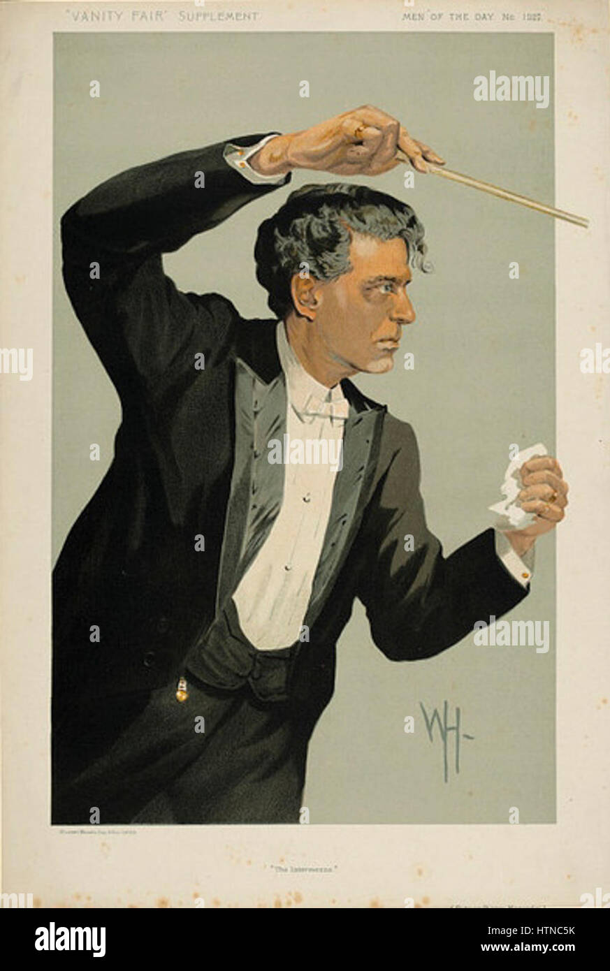Pietro Mascagni Vanity Fair 17 Aprile 1912 Foto Stock