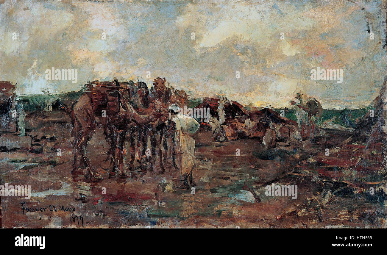 Ricardo de Madrazo y Garreta - Resto fermare per un Arabo Caravan - Google Art Project Foto Stock