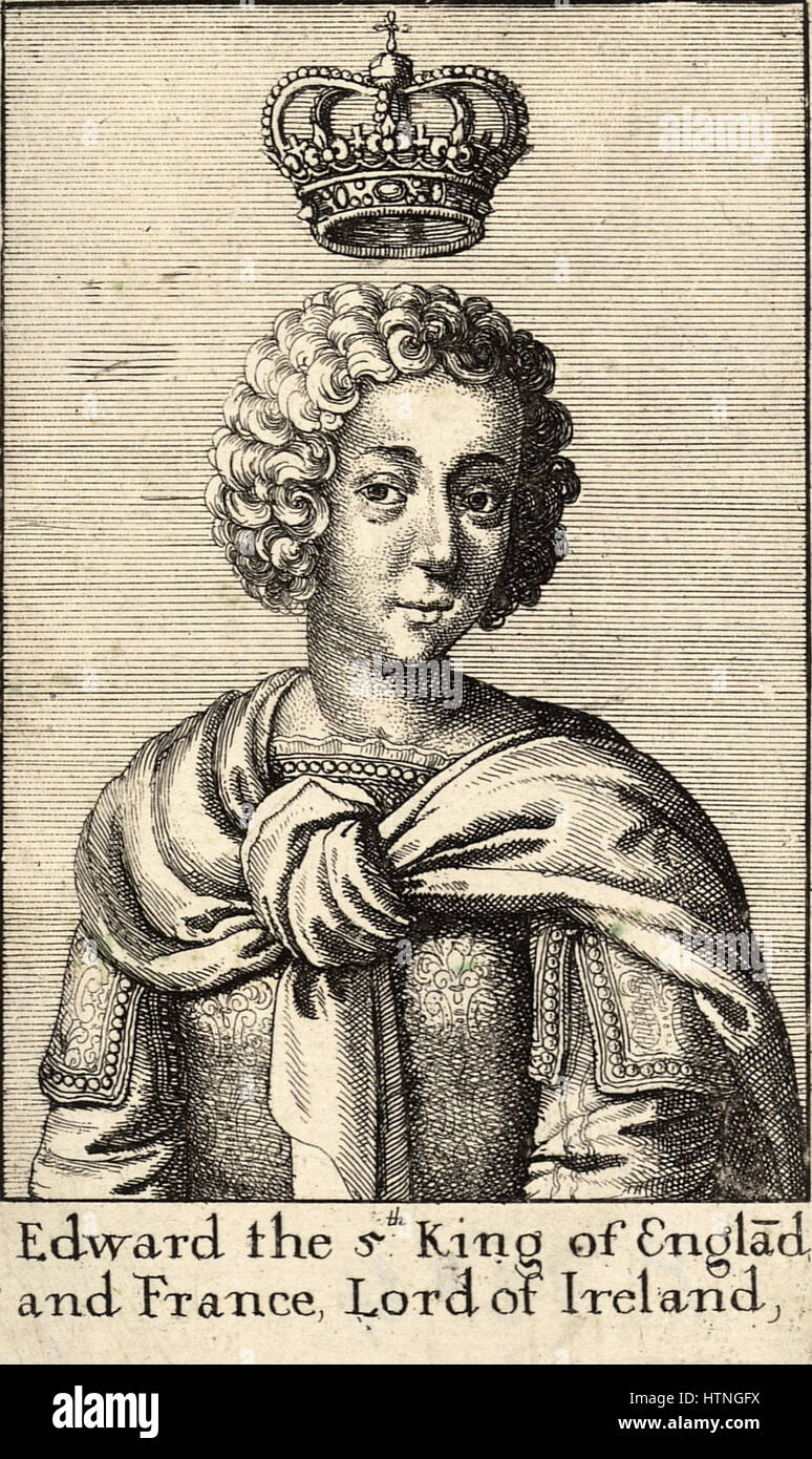 Venceslao Hollar - Edward V Foto Stock