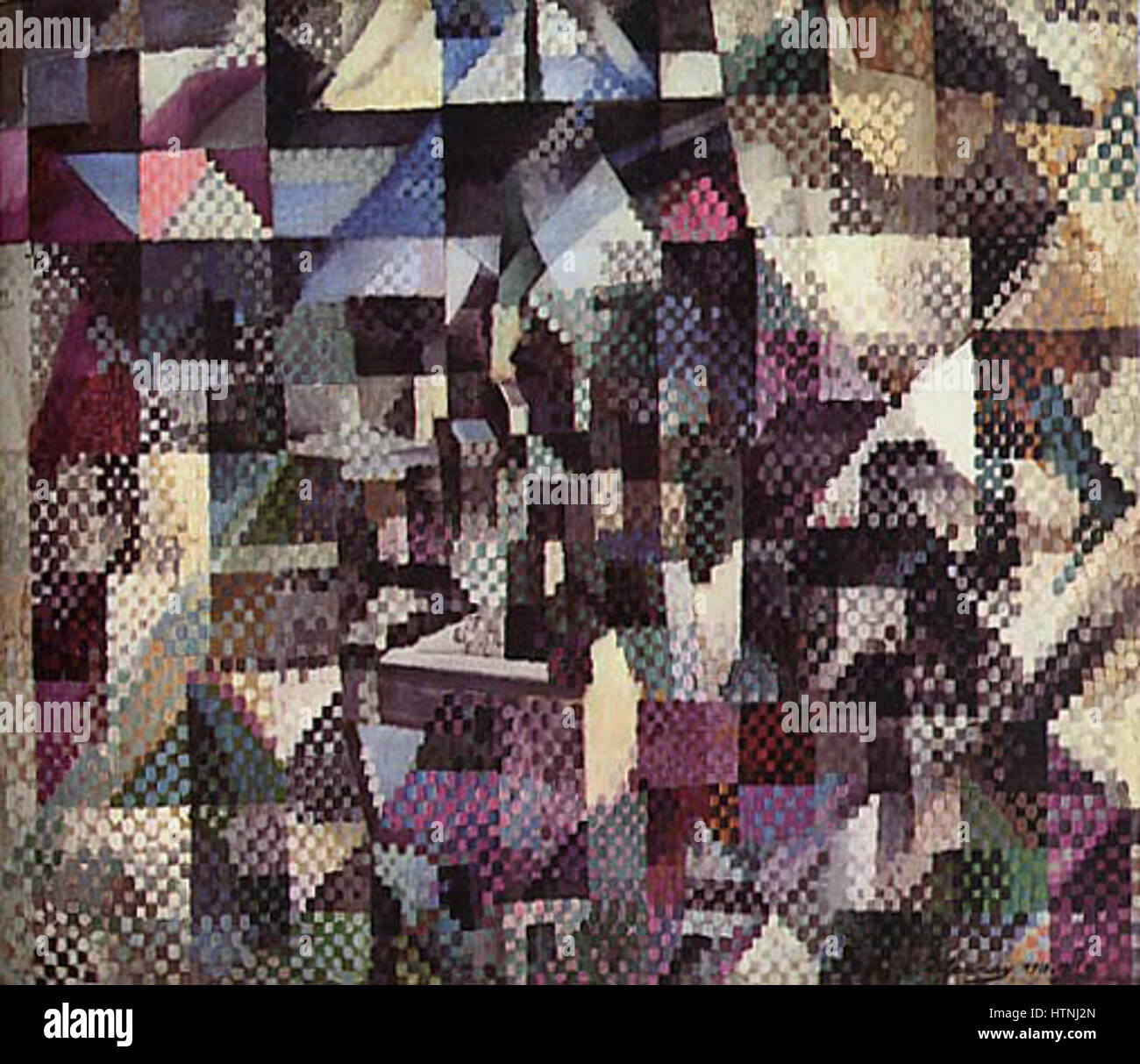 Robert Delaunay- finestra sulla città, No. 4 1910-11 (1912) Foto Stock