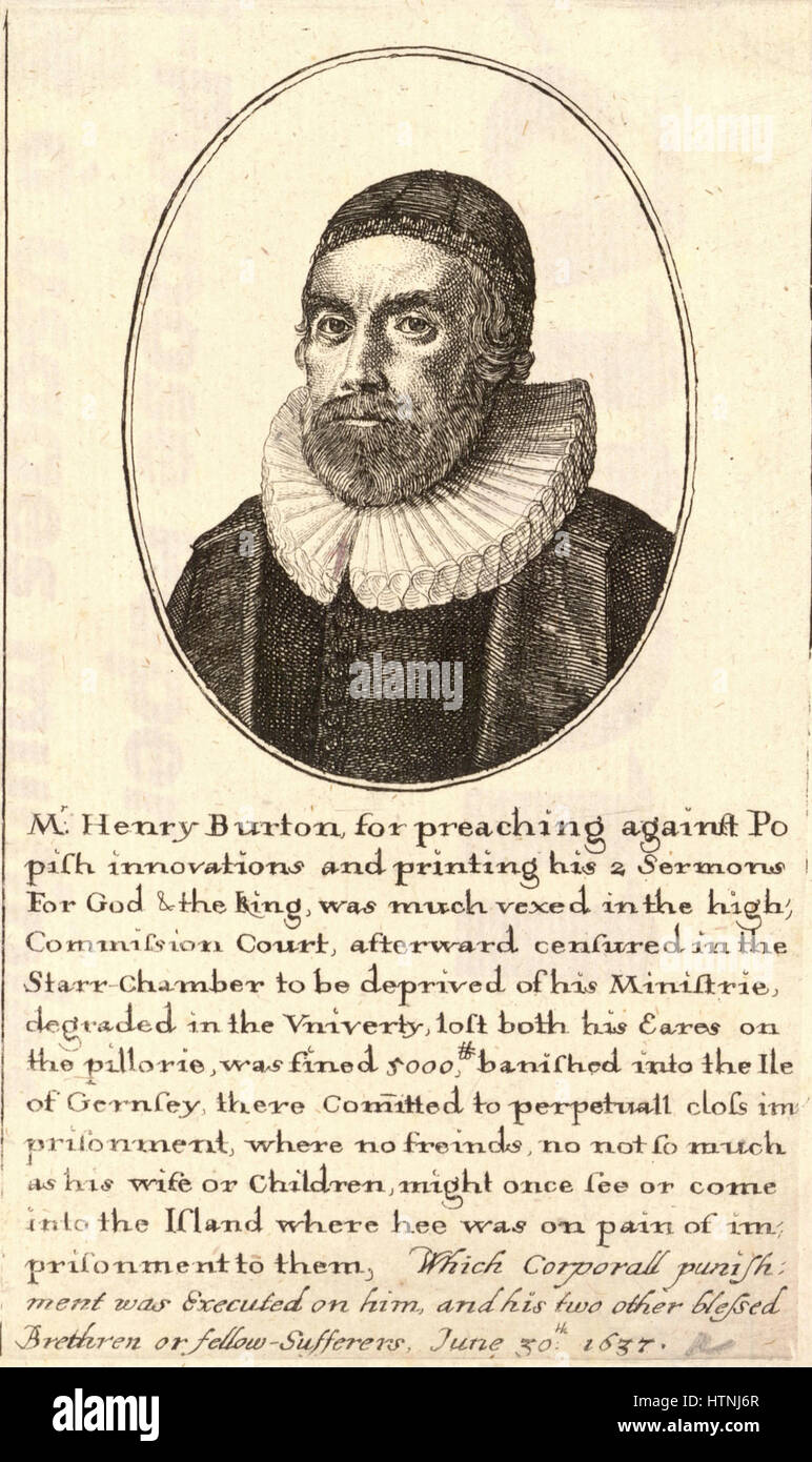 Venceslao Hollar - Henry Burton Foto Stock