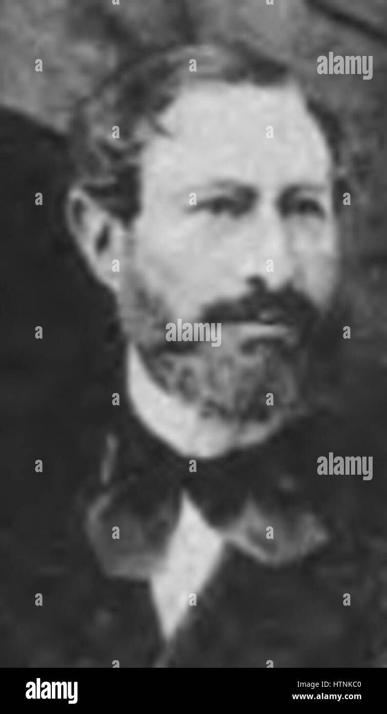 Auguste Lupin, proprietario e allevatore di purosangue francese, in una fotografia di Nadar, Gaspard-Félix Tournachon, del 1856, originariamente parte di una fotografia composita del Comite de la Societe D'Encouragment del 1854. Foto Stock