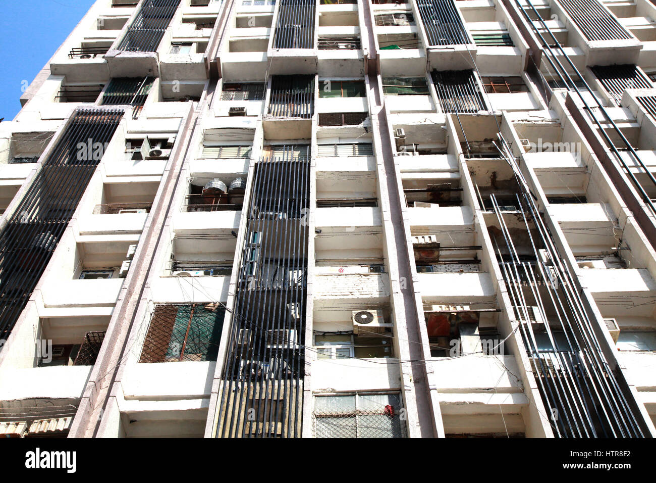 Vista esterna edificio, costruzione, (Copyright © Saji Maramon) Foto Stock