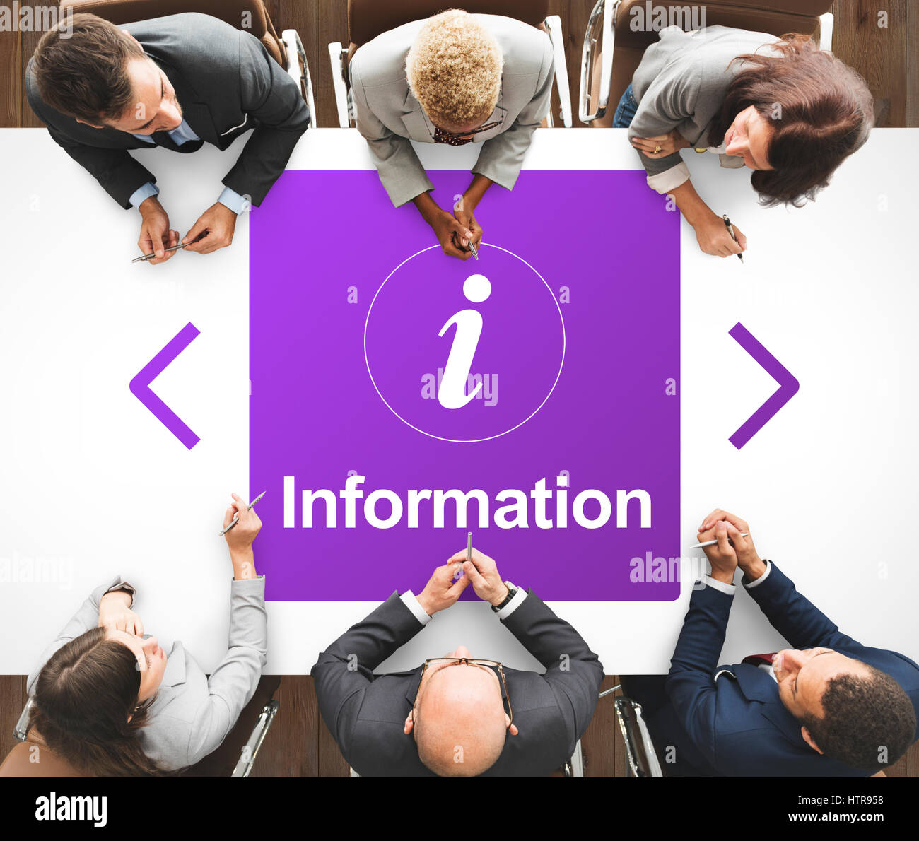 Informazioni sull'icona Helpdesk Concept Foto Stock