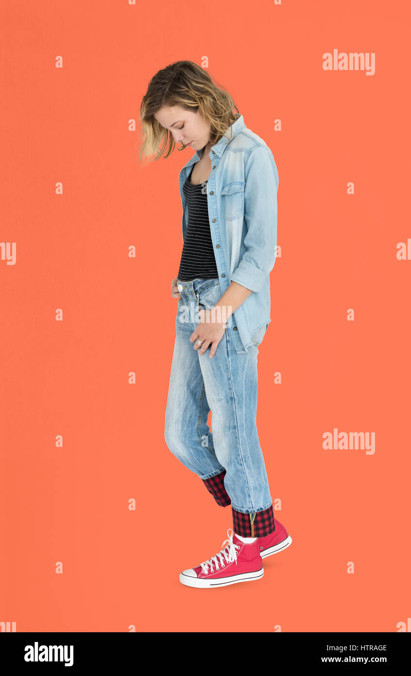 Studio ritratti Persone gara Foto Stock