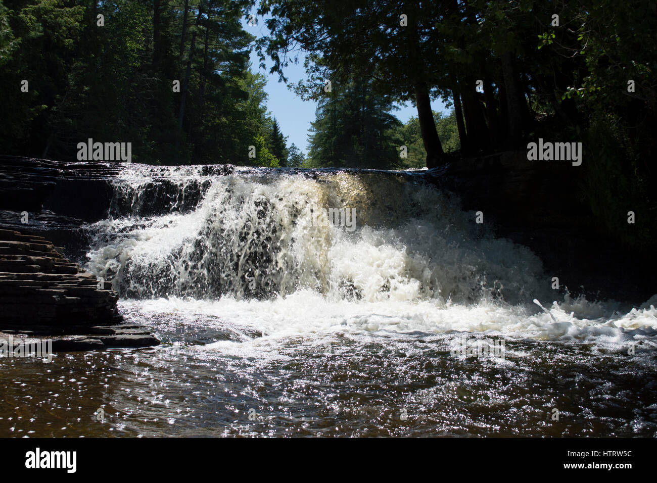 Tahquamenon Falls, Michigan Foto Stock