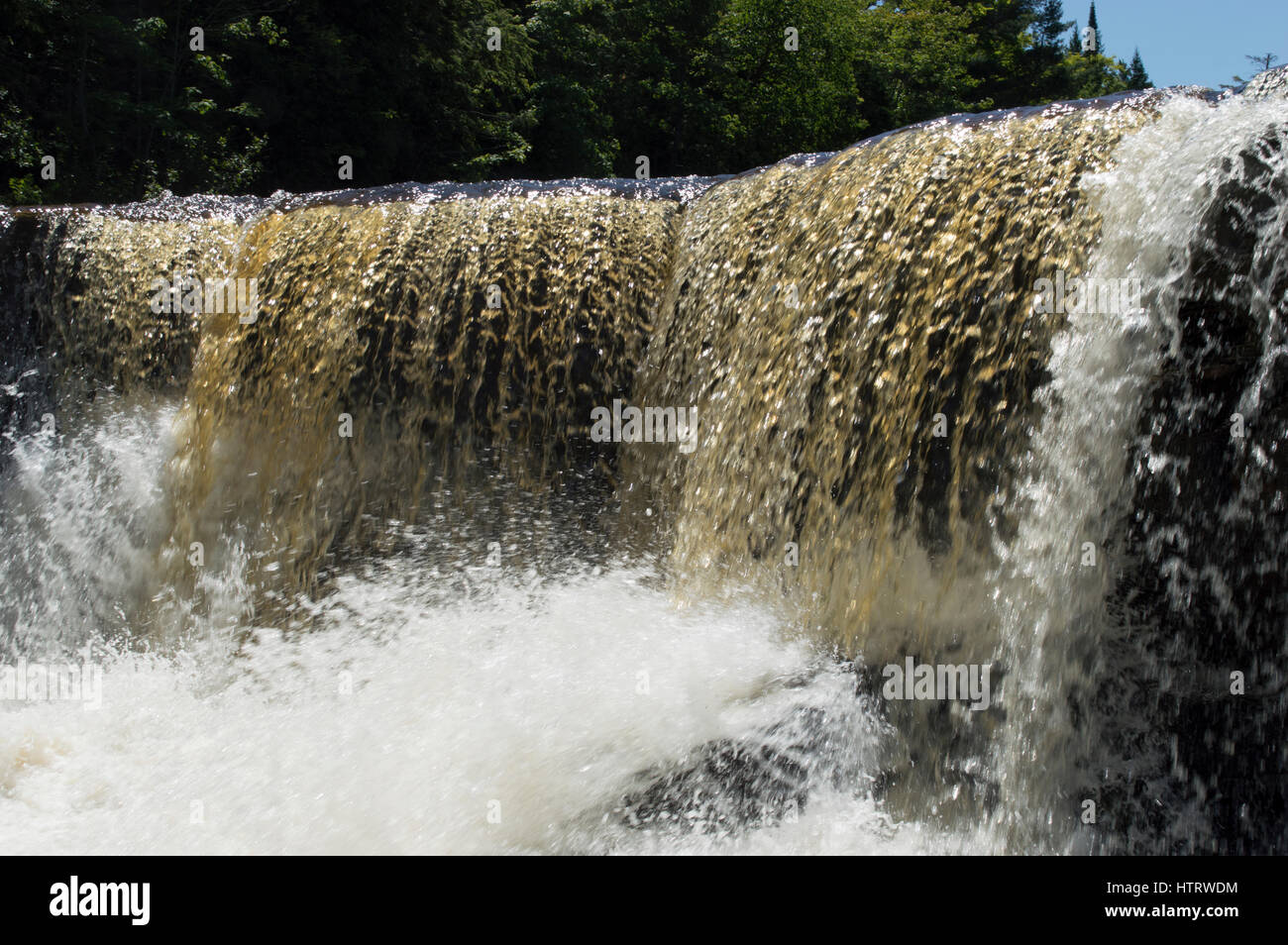 Tahquamenon Falls, Michigan Foto Stock