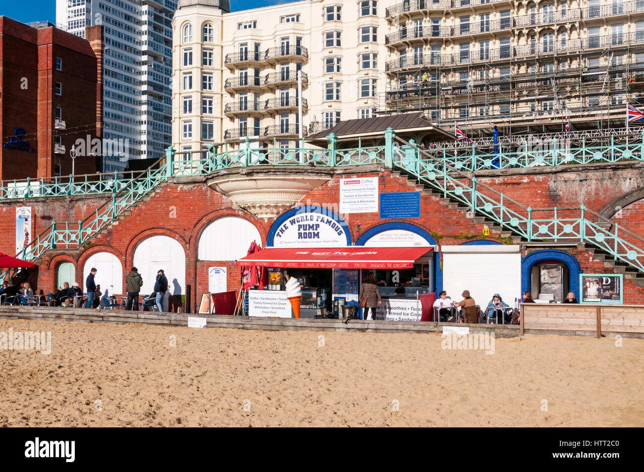 La famosa in tutto il mondo la camera della pompa, Brighton. Foto Stock